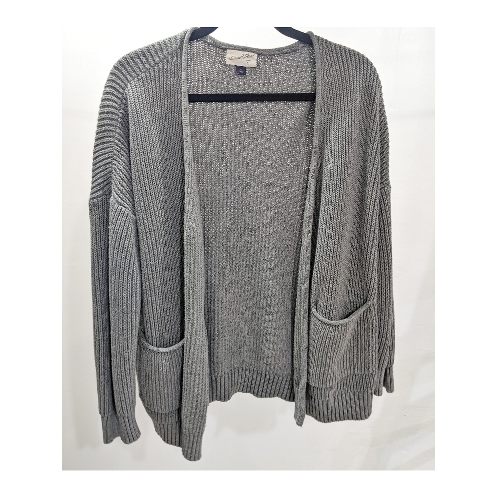 Universal Thread grey knit cardigan. Size S.
